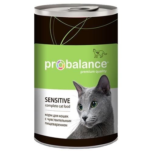 ПРОБАЛАНС Sensitive Консервы для кошек Чувствительное пищеварение 415 гр