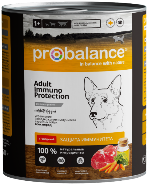 ProBalance ® Adult Gourmet Diet косервированный корм для взрослых собак говядина , 850 г