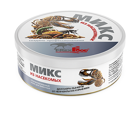 t-rex корм консервированный Микс из насекомых 40 гр