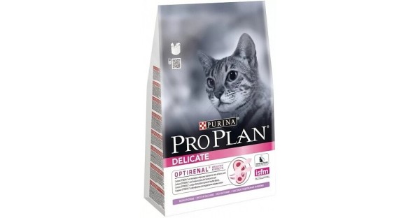 Pro Plan Delicate для кошек с чувст. пищ.,индейка 3 кг