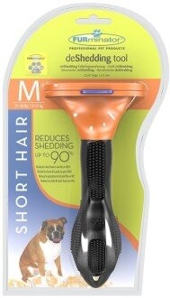 FURMINATOR ДЛЯ СОБАК СРЕДНИХ КОРОТКОШЕРСТНЫХ ПОРОД SHORT HAIR MEDIUM DOG 7 СМ