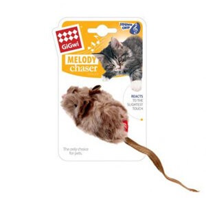 Игрушка GiGwi Мышка для кошек с электонным чипом 75377 (9см)